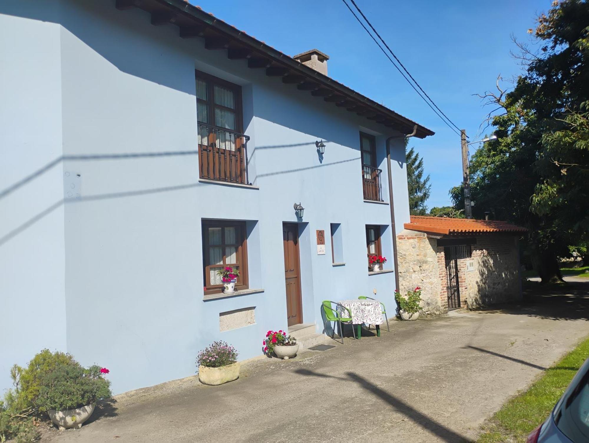 Casa Rural Casa Azul Villahormes المظهر الخارجي الصورة