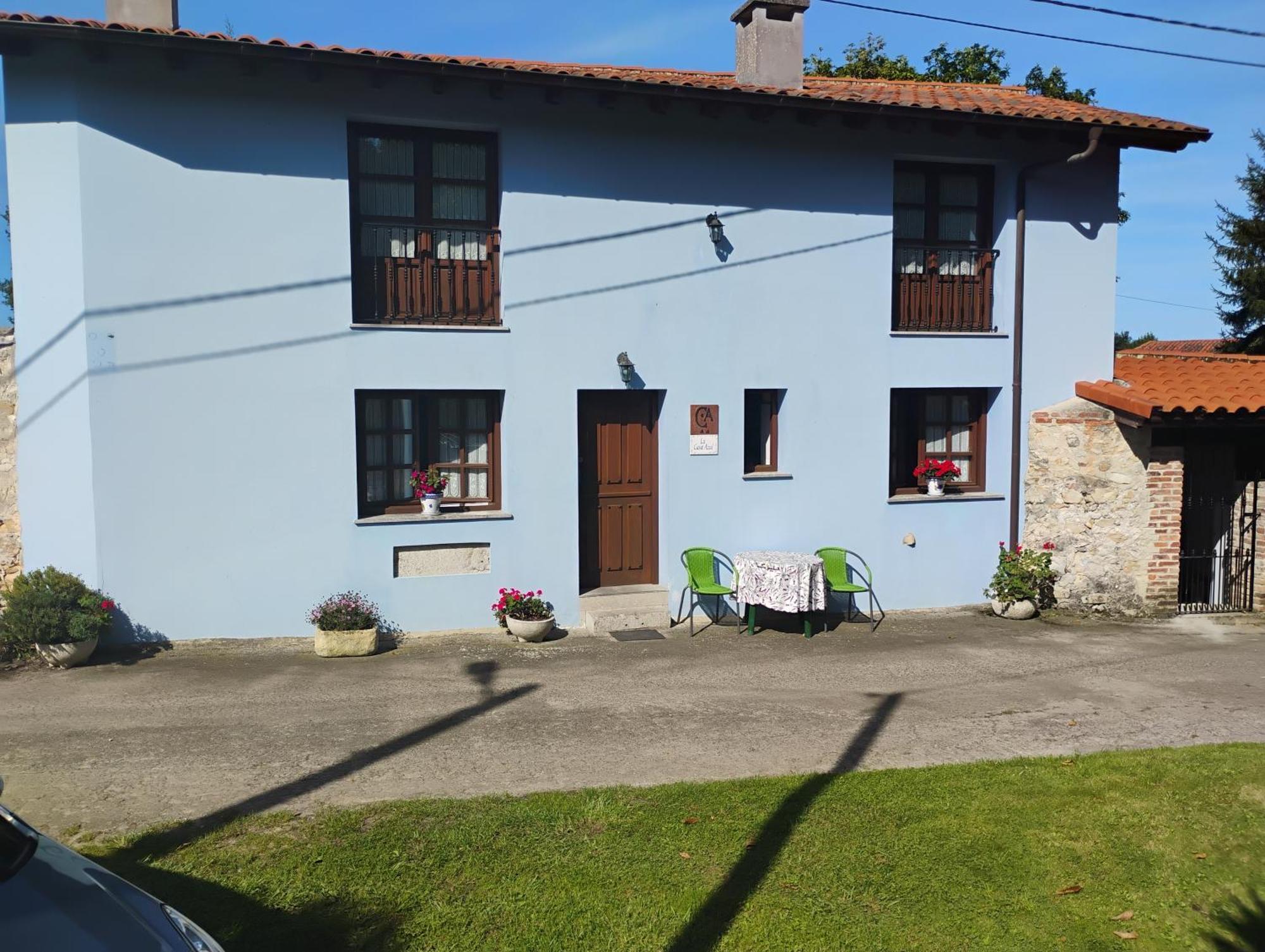 Casa Rural Casa Azul Villahormes المظهر الخارجي الصورة